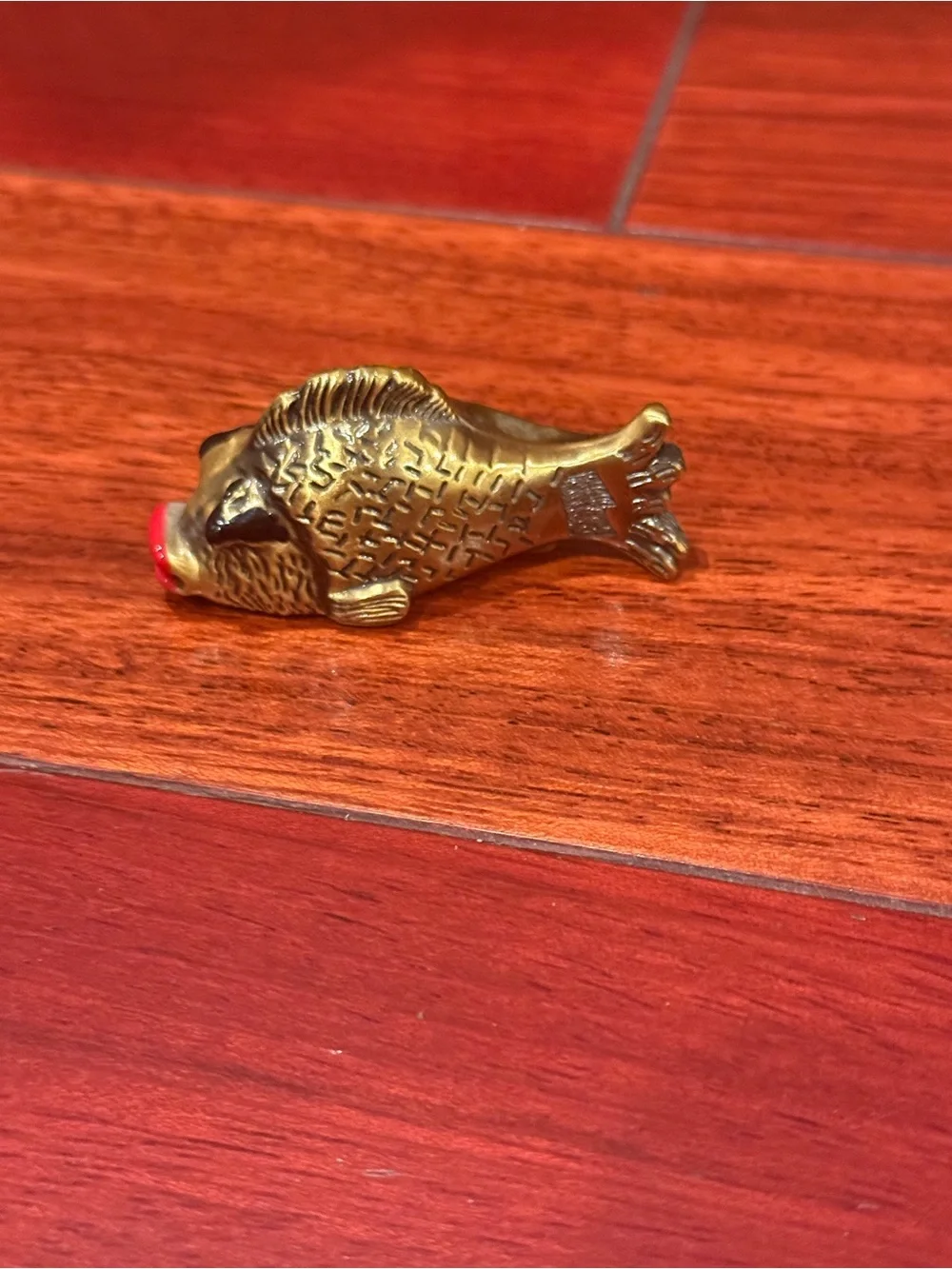 Brass Fish Aquarium Ornament - Gold Fish Decoration